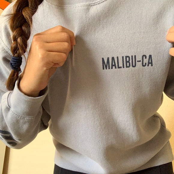 Brandy Melville blue Malibu crewneck - Picture 3 of 4